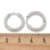 304 Stainless Steel Twist Hoop Earrings for Women LS-EJEW-A130-02B-P-3
