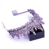 Alloy Rhinestone Hair Bands PW-WG6B564-01-4