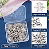 36Pcs 6 Styles Alloy Rhinestone Pendants FIND-TA0010-05-5