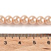 Baking Painted Pearlized Glass Pearl Round Bead Strands X-HY-Q003-6mm-18-5
