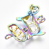 Plated Alloy Puppy Locket Pendants X-PALLOY-S119-032-4