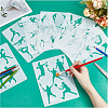 Sport Theme PET Plastic Hollow Out Drawing Painting Stencils Templates Sets DIY-WH0028-65-3