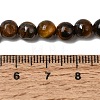 Natural Tiger Eye Round Beads Strands X-G-S177-6mm-7