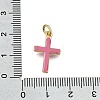 Brass Enamel Pendants KK-CBAEEA8-10D-G-3