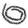 Synthetic Terahertz Stone Beads Strands G-K395-A13-01-3