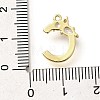 Brass Micro Pave Cubic Zirconia Pendants KK-M310-01G-03-3