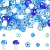 156Pcs 9 Styles Handmade Millefiori Glass Beads LAMP-FS0001-33-1