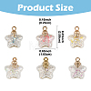 20Pcs Luminous Glass Pendants FIND-YW0009-11A-3
