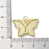 Brass Micro Pave Clear Cubic Zirconia Pendants KK-C045-03A-G-3