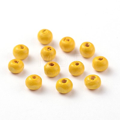 Dyed Natural Wood Beads X-WOOD-Q006-16mm-03-LF-1