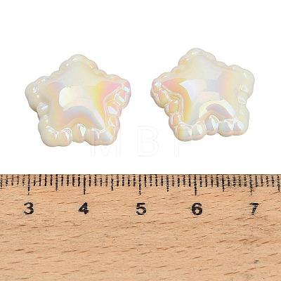 Plating Opaque Acrylic Beads AC-CBA0766-01D-1