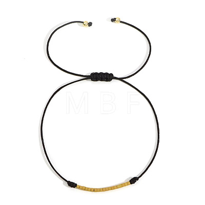Handmade Glass Seed Beads Braided Bead Bracelets LE4581-12-1