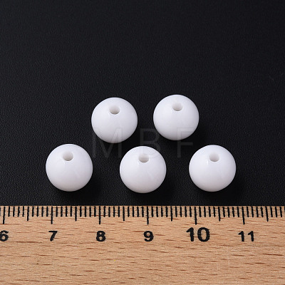 Opaque Acrylic Beads MACR-S370-C12mm-01-1