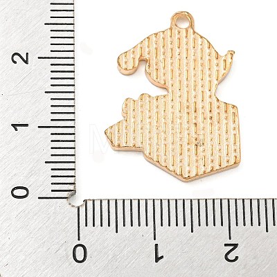 Christmas Theme Alloy Enamel Pendants ENAM-M221-01KCG-02-1