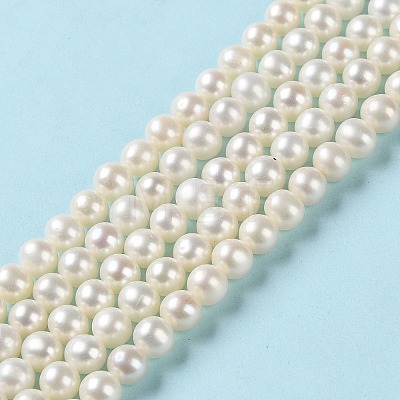 Natural Pearl Beads Strands PEAR-E018-75-1