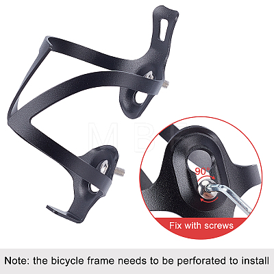 Aluminum Alloy Bicycle Drink Water Bottle Cup Holder Cage AJEW-WH0143-30D-1