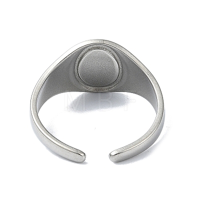 304 Stainless Steel Cuff Rings for Women RJEW-M019-29P-1