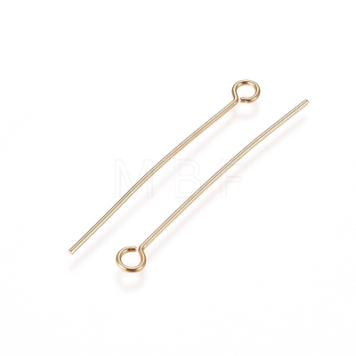 304 Stainless Steel Eye Pins A-STAS-L238-005F-G-1