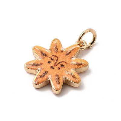 Printed Brass Pendants KK-H253-01A-G-1