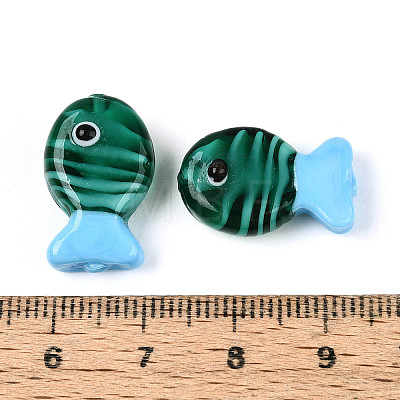 Handmade Lampwork Beads Strands LAMP-N021-41-A09-1