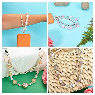 1Pc Acrylic Beaded Mobile Straps AJEW-SZ0002-82A-1