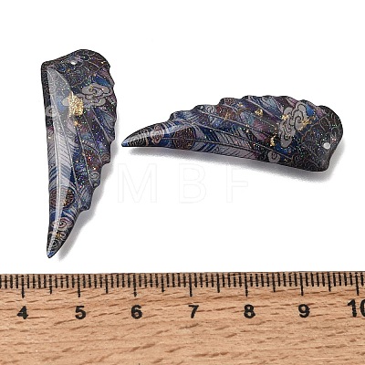 Luminous Transparent Epoxy Resin Pendants RE-CBAE738-03B-1