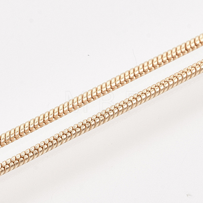 Brass Snake Chain Necklaces X-MAK-T006-11A-KC-1