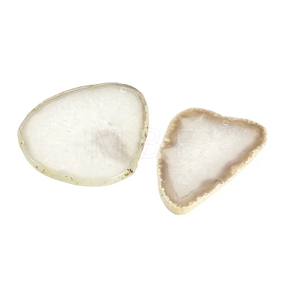 Natural Agate Nuggets Slice Links Connector Charms G-E022-M07-1
