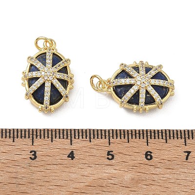 Dyed Natural Lapis Lazuli Pendants GG-CBA080E-01G-1