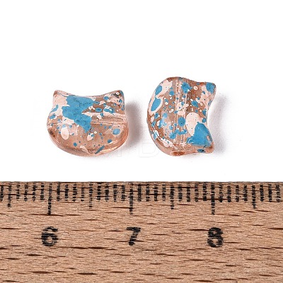 Picasso Transparent Glass Beads SEED-N012-07J-1