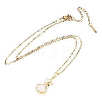 201 Stainless Steel Cable Chain Necklaces NJEW-P309-19B-G-1