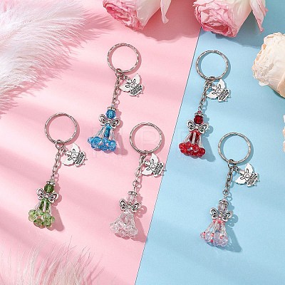 Glass Beaded Keychains KEYC-MZ00031-1