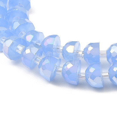 AB Color Plate Glass Beads Strands EGLA-P051-02A-A03-1