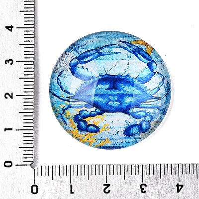 Glass Cabochons GGLA-T004-11A-1