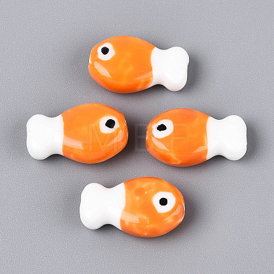 Handmade Porcelain Ceramic Beads PORC-T134-26A-1