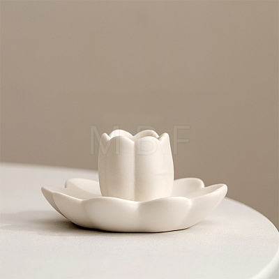 Lotus Ceramic Candle Holder PW-WG4E573-01-1