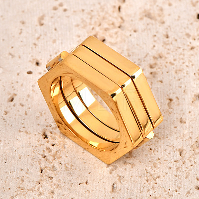 304 Stainless Steel Folding Finger Rings for Men WG34ADE-02-1