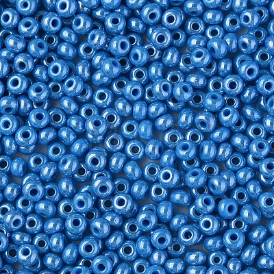 8/0 Czech Opaque Glass Seed Beads SEED-N004-003A-18-1