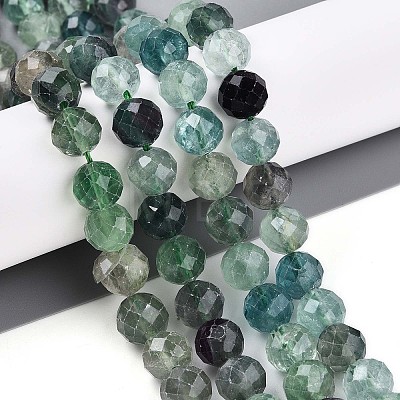 Natural Fluorite Beads Strands G-S345-10mm-31-1