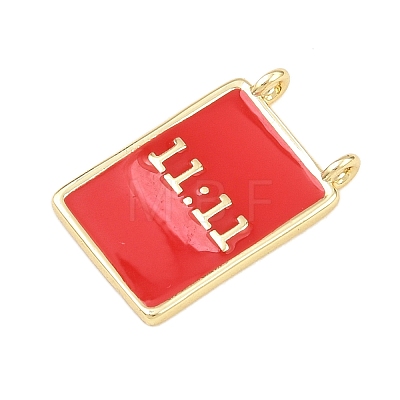 Brass Enamel Pendants KK-L251-01G-C-1