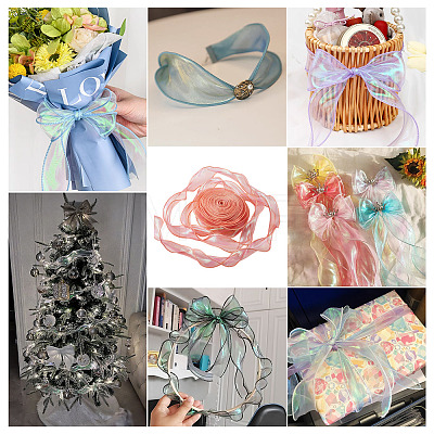 Polyester Lace Trim DIY-TAC0010-49F-1