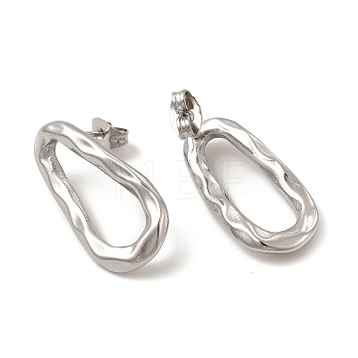 304 Stainless Steel Stud Earrings for Women EJEW-I281-38P-1