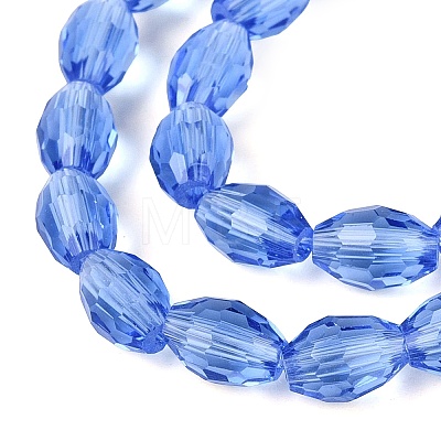 Transparent Glass Beads Strands GLAA-N071-01A-A13-1