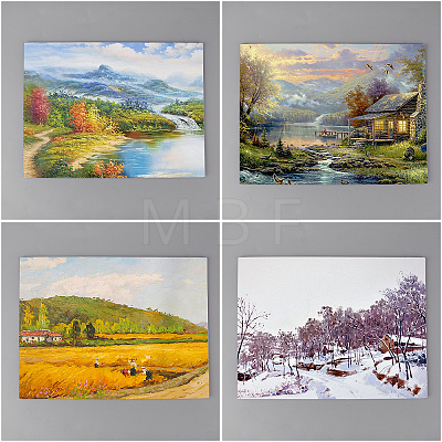 Wood and Cotton Painting Canvas Panels DIY-NB0001-71C-01-1
