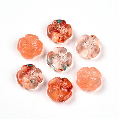 Transparent Acrylic Beads TACR-T028-40H-1