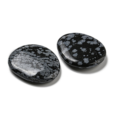Natural Snowflake Obsidian Beads G-B050-01-1