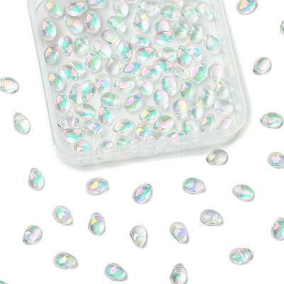 100Pcs Electroplate Glass Beads EGLA-YW0005-27C-1