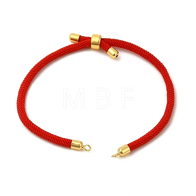 Adjustable Nylon Twisted Cord Bracelet Making MAK-L040-01G-1