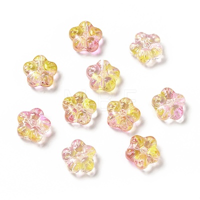 Transparent Glass Beads GLAA-F116-02C-1