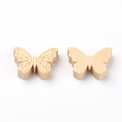Unfinished Wood Beads X-WOOD-S037-071-1